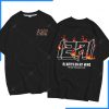 Mẫu áo lớp oversize cổ tròn màu đen 12a1