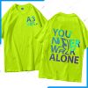 Mẫu Áo Lớp Hologram Màu Xanh Neon A3