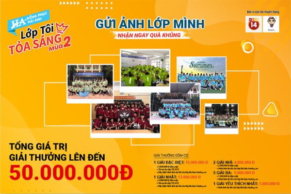 “Lớp tôi tỏa sáng” mùa thứ 2 có quy mô lớn hơn với tổng giá trị giải thưởng lên đến 50 triệu đồng
