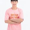 Mẫu áo lớp Hologram màu Hồng Peachy