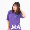 Mẫu áo lớp Hologram màu Tím Violet A3K78