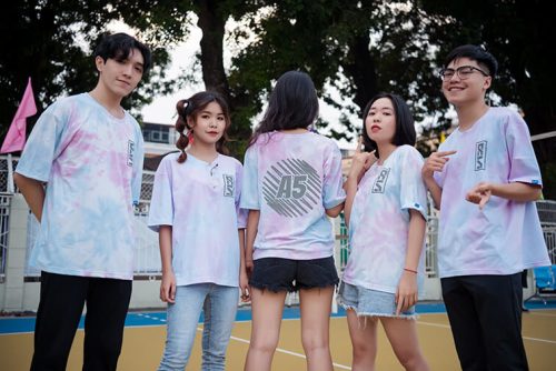 mẫu áo lớp tie dye số 16