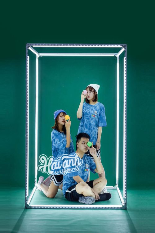 Mẫu áo lớp Patchy Navy 02