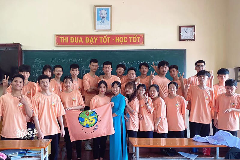 Đồng phục Hải Anh nhận làm áo lớp giá rẻ ở Tiền Giang theo yêu cầu
