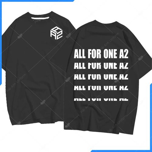 Mẫu áo lớp oversize màu đen A2