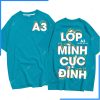 Mẫu áo lớp oversize màu lý A3