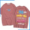 Mẫu áo lớp oversize màu ruốc hồng 9a đẹp