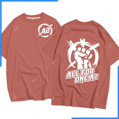Mẫu áo lớp oversize màu ruốc hồng A2