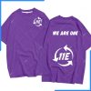 Mẫu áo lớp oversize màu tím huế 11E