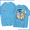 Mẫu áo lớp oversize màu xanh 12B3
