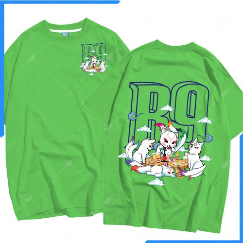 áo lớp oversize màu xanh B9