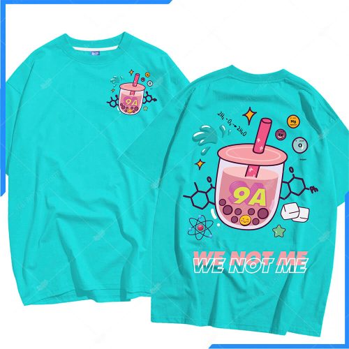 Mẫu áo lớp oversize màu ya lợt 9A
