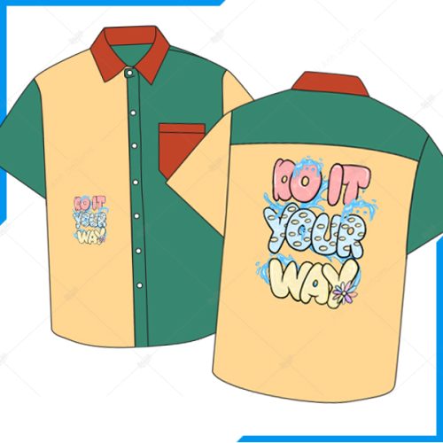 Mẫu áo lớp sơ mi Funny Windy Do It Your Way
