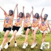 Mẫu áo thun đồng phục du lịch slogan Lets go to the beach