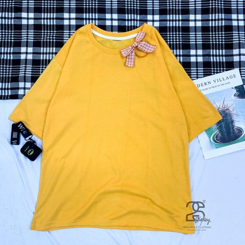 Áo thun màu vàng bò giá sỉ chỉ 29.000đ