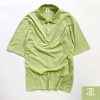 Áo thun màu xanh hulk cổ bé giá sỉ 59k rẻ nhất thị trường