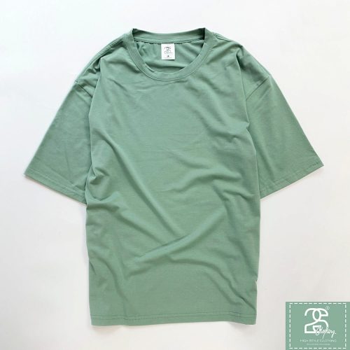 Áo thun màu xanh vỏ đậu giá sỉ 99K