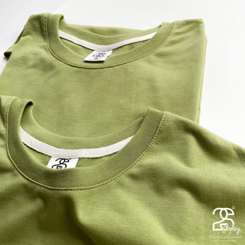 Mẫu áo thun màu xanh xi măng giá sỉ 99.000đ thời trang
