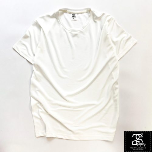 Áo thun tay ngắn màu trắng mè giá chỉ 25K