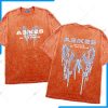 Mẫu Áo Wash Màu Cam Sao Đỏ - Ngông Collection