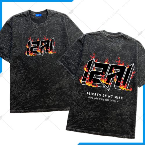 Mẫu Áo Wash Màu Đen Trùm Trường 12A1 - Ngông Collection