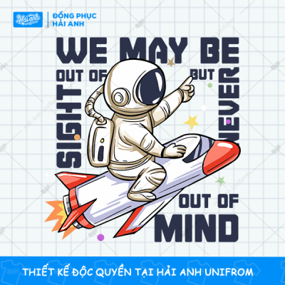 Mẫu Hình In Vũ Trụ - Phi Hành Gia We May Be Never Out Of Mind năng động