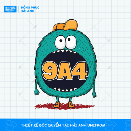 Mẫu hình in Artwork 9A4  thiết kế độc đáo