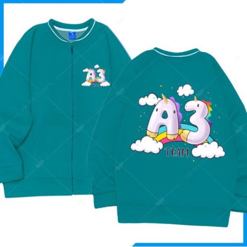 Mẫu áo khoác nỉ Bomber màu xanh lý