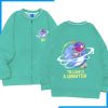 Áo khoác nỉ bomber xanh mint trẻ trung, năng động