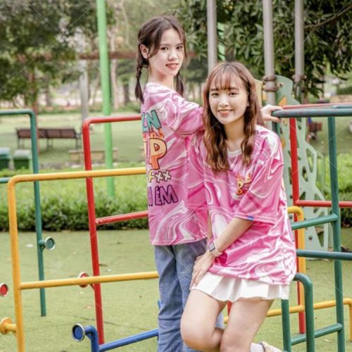 Slogan, hình in trên áo sử dụng công nghệ hiện đại
