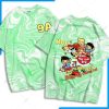 Mẫu áo lớp 3D màu xanh cổ tròn lớp 9A