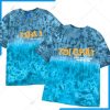 Mẫu áo lớp Patchy Ombre xanh xám 10A1