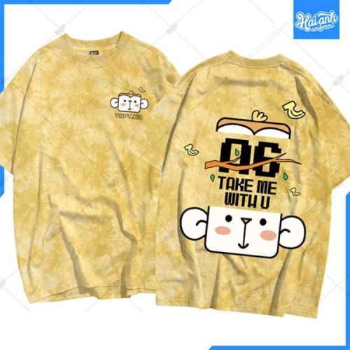Màu vàng trẻ trung của mẫu áo lớp Patchy Yelly A6 Take Me With U