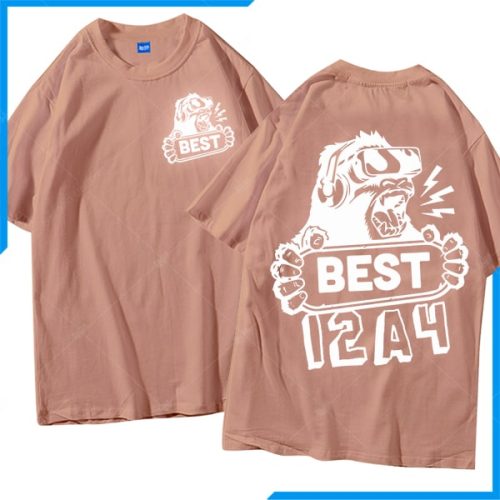 Mẫu áo lớp phản quang cổ tròn màu lòng tôm nhẹ nhàng HOT Trend