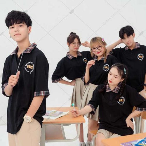 Mẫu áo thun Poka có cổ dễ phối cùng các trang phục khác