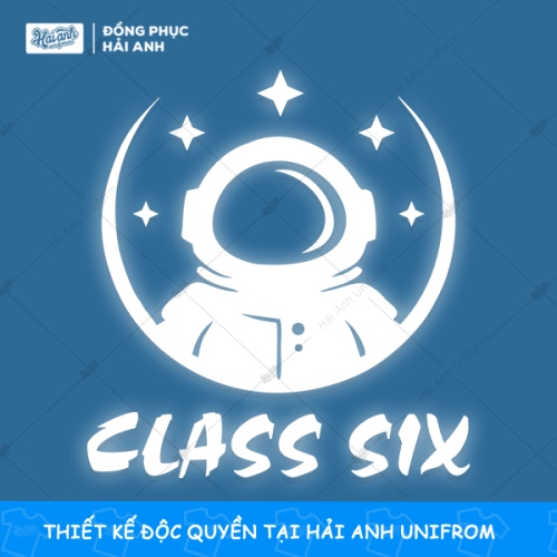 Mẫu hình in Class Six thiết kế đẹp, sáng tạo