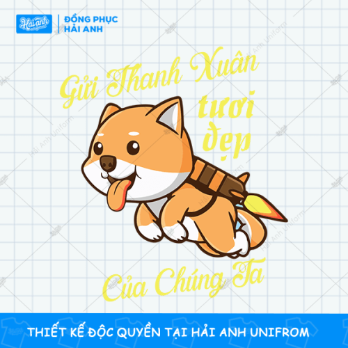 Mẫu Hình In Động Vật Gửi Thanh Xuân Tươi Đẹp Của Chúng Ta