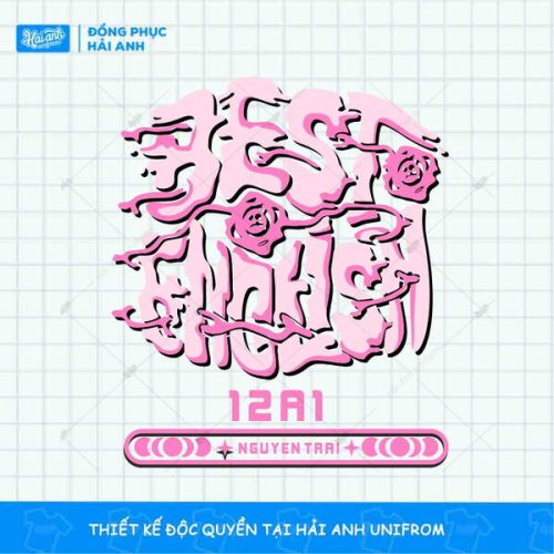 Mẫu hình in typographic best english 12A1 đẹp nhất