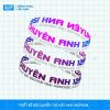 Mẫu hình in typographic Chuyên Anh 12A1 ấn tượng