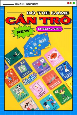 Tháng 10 này, Hải Anh cho ra mắt bộ quà tặng thẻ Game "Cần Trô" cực hấp dẫn khi đặt áo lớp trong tháng 10