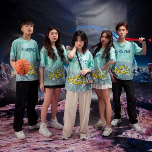 Mẫu Áo Lớp Ombre Jupiter Xám Mint 12A1 Forever Young cực hot