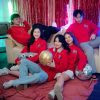 Mẫu Áo Lớp Hoodie Yolo Màu Đỏ 10A Never Give Up thời trang, cá tính