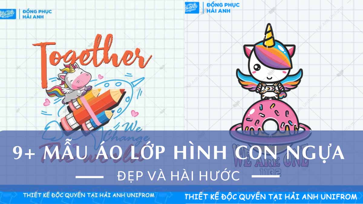 Áo đồng phục lớp hình con ngựa