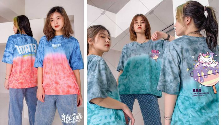 áo lớp Ombre