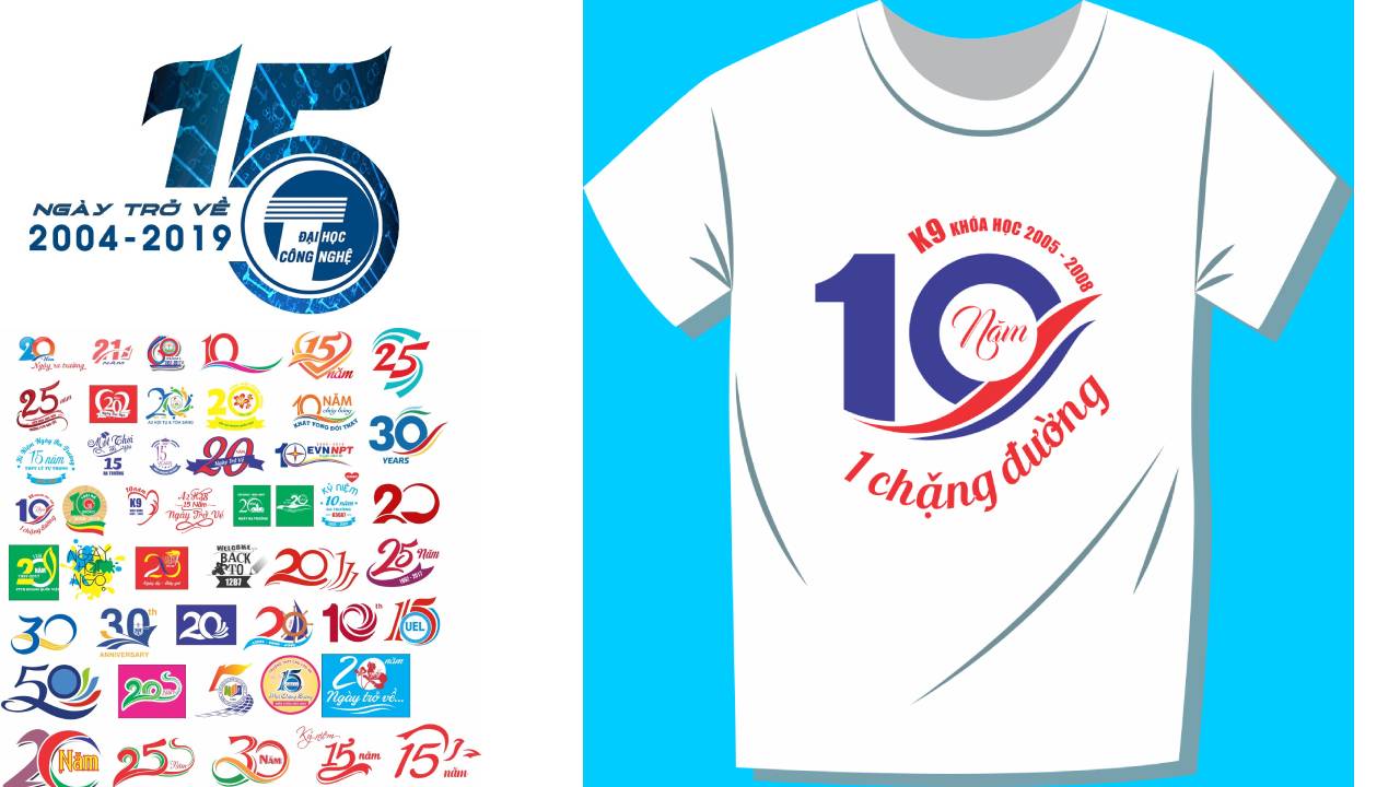 Logo in áo họp lớp