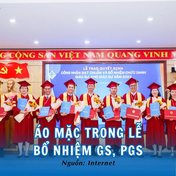 Áo đồng phục trong lễ bổ nhiệm Giáo sư, Phó Giáo sư