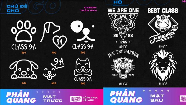 logo áo lớp 12 con giáp
