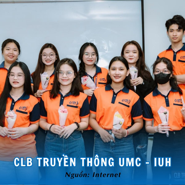 Áo polo cam - đen thời thượng CLB Truyền thông UMC - IUH