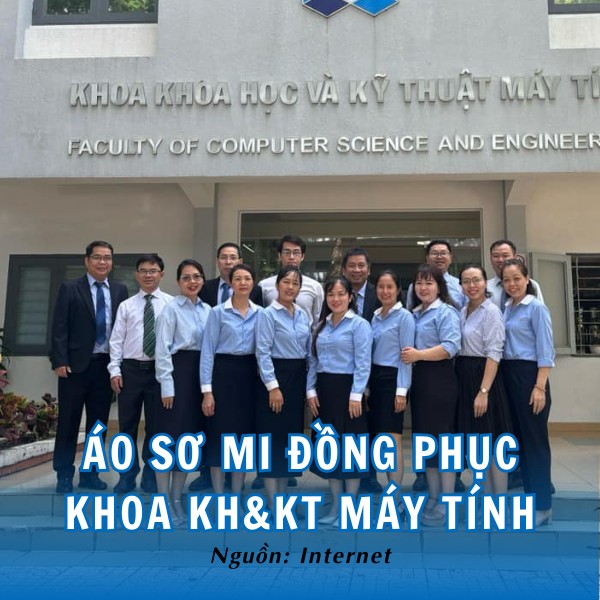 Khoa KH&KT máy tính thiết kế đồng phục sơ mi