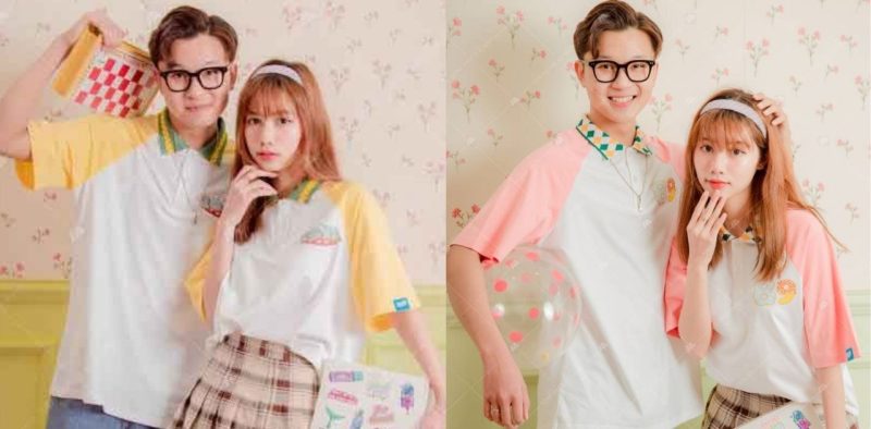 Mẫu áo lớp Retro với thiết kế năng động, thanh lịch
